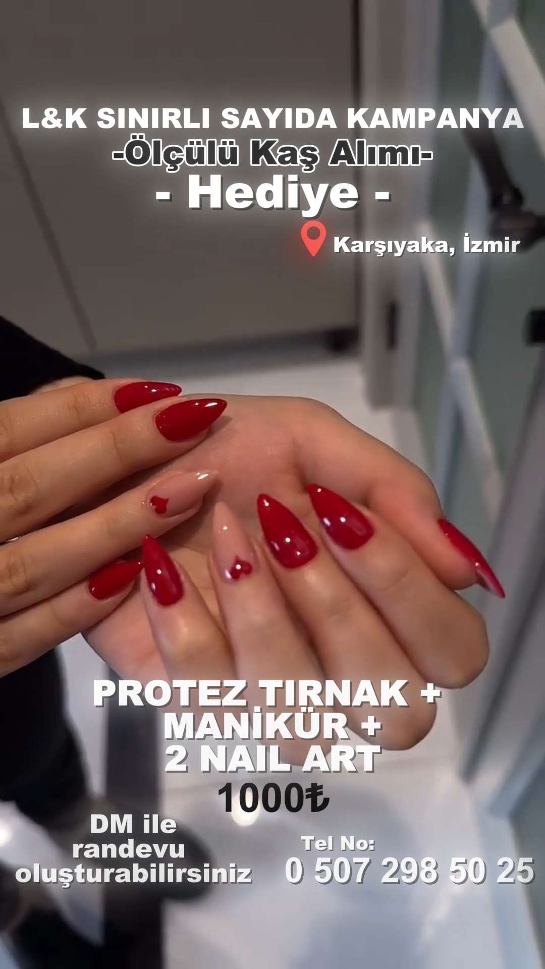 LK Beauty stüdyo Reels kapak görseli
